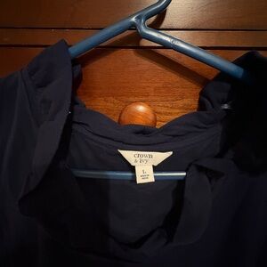 Crown & Ivy Navy Top